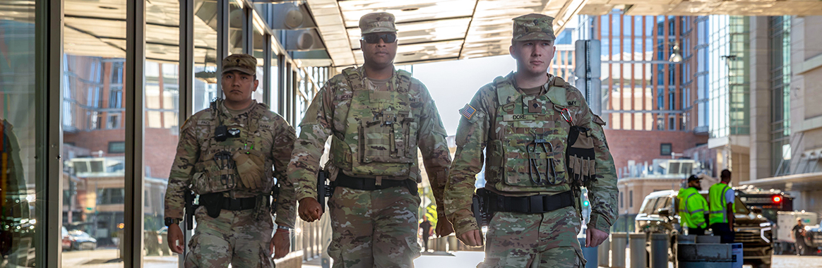 Guard Members From Six States, D.C. on Duty in Washington in Support of Local, Fed Authorities